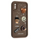 Чохол HAPPY Donut Case for iPhone X/XS Brown mag-2000001561973135214