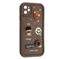 Чохол HAPPY Donut Case for iPhone 11 Brown mag-2000001562093135224