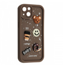 Чохол HAPPY Donut Case for iPhone 13 Brown mag-2000001562390135245
