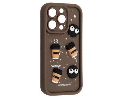 Чохол HAPPY Cookie Case for iPhone 15 Pro Max Brown mag-2000001562840106651