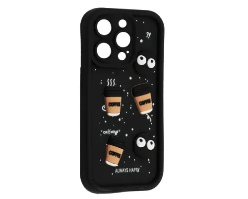 Чохол HAPPY Cookie Case for iPhone 16 Pro Max Black mag-2000001563076143777