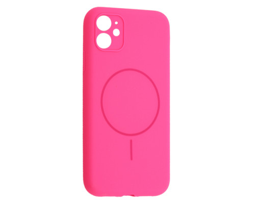 Чохол Silicone Case Full Camera Fine Ring MagSafe for iPhone 11 Firefly mag-200000158504761774