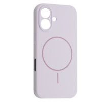 Чохол Silicone Case Full Camera Fine Ring MagSafe for iPhone 16 Purpule Lilac mag-200000158628061898
