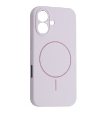 Чохол Silicone Case Full Camera Fine Ring MagSafe for iPhone 16 Purpule Lilac mag-200000158628061898