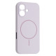 Чохол Silicone Case Full Camera Fine Ring MagSafe for iPhone 16 Purpule Lilac mag-200000158628061898