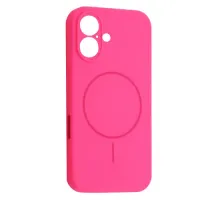 Чохол Silicone Case Full Camera Fine Ring MagSafe for iPhone 16 Firefly mag-2000001586297143666