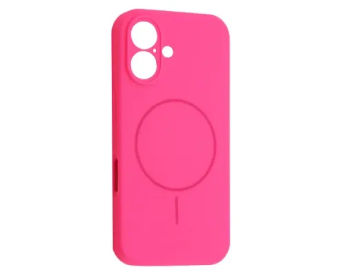 Чохол Silicone Case Full Camera Fine Ring MagSafe for iPhone 16 Firefly mag-2000001586297143666