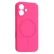 Чохол Silicone Case Full Camera Fine Ring MagSafe for iPhone 16 Firefly mag-2000001586297143666