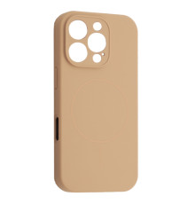 Чохол Silicone Case Full Camera Fine Ring MagSafe for iPhone 16 Pro Max Desert Gold mag-200000158655661925