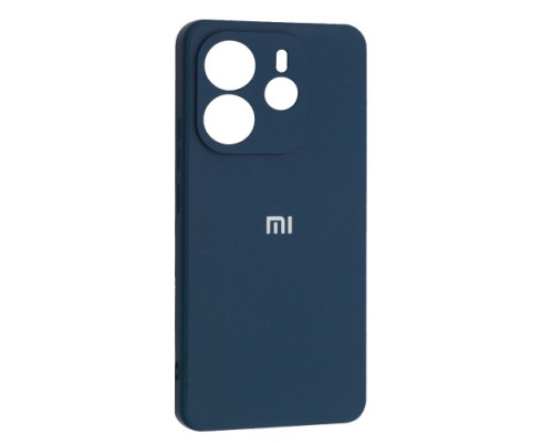 Чохол Silicone Case Full for Xiaomi Redmi Note 14 4G Global version Navy Blue mag-2000001590669136416