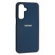 Чохол Silicone Case Full for Samsung A56 5G Navy Blue mag-2000001591321134639