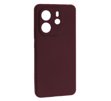 Чохол Silicone Case luxury для Xiaomi Redmi Note 14 4G Global version Marsala mag-2000001591819136979