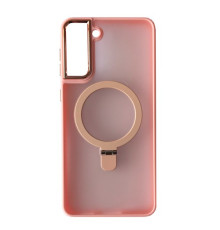Чохол Matte Ring-MagSafe for Samsung S22+ 5G Світло рожевий mag-2000001500613105296