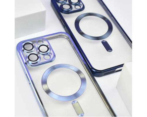 Чохол SHINING Camera MagSafe for iPhone 15 Plus Blue Titanium mag-2000001503959105348
