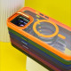 Чохол BRACKET CLEAR CAMERA LENS MAGSAFE for iPhone 13 Pro Orange mag-2000001504475105397