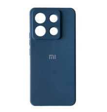 Чохол Silicone Case Full for Xiaomi Redmi Note 13 Pro 5G/Poco X6 5G Navy Blue mag-2000001506332134607