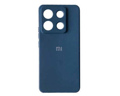 Чохол Silicone Case Full for Xiaomi Redmi Note 13 Pro 5G/Poco X6 5G Navy Blue mag-2000001506332134607