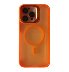 Чохол CASE PRO MATTE FORTABLE CAMERA LENS MAGSAFE for iPhone 14 Pro Orange mag-200000151157258294