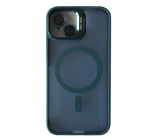 Чохол CASE PRO MATTE FORTABLE CAMERA LENS MAGSAFE for iPhone 15 Dark blue mag-200000151168819975