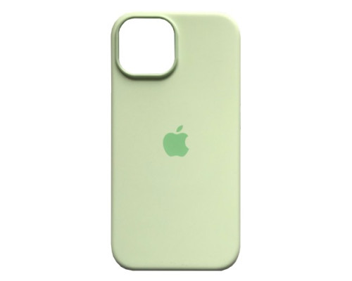 Чохол 1:1 Original Silicone Case with MagSafe for iPhone 15 Pro Max Soft Mint mag-2000001528006105713