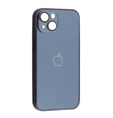 Чохол NEW GLASS MAGSAFE Case for iPhone 15 Purple mag-200000153987351432