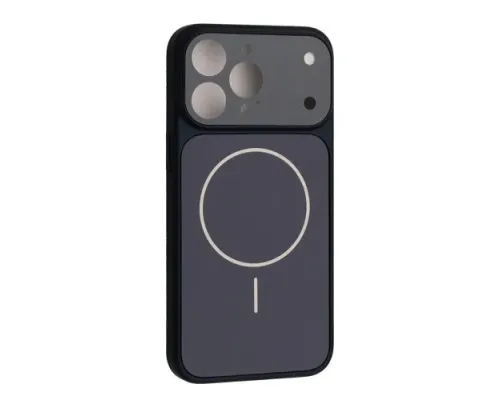 Чохол NEW AG GLASS MagSafe Case for iPhone 14 Pro Max Blue mag-2000001660188146791