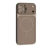 Чохол NEW AG GLASS MagSafe Case for iPhone 15 Pro Max Grey mag-2000001660287146801