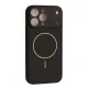 Чохол NEW AG GLASS MagSafe Case for iPhone 16 Pro Max Black mag-2000001660386146811