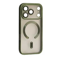 Чохол SHINING Camera MagSafe for iPhone 17 Pro Dark green mag-2000001664636151757