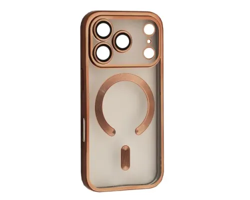 Чохол SHINING Camera MagSafe for iPhone 17 Pro Max Desert titanium mag-2000001664858151777