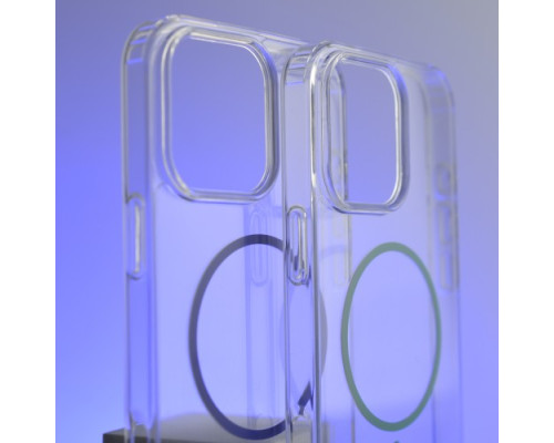 Чохол CLEAR MAGNETIC (Color Slim MagSafe) BOX for iPhone 14 Pro Black mag-2000001602713137076
