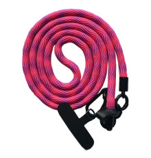 Шнурок NEW (120см 8mm з карабіном + тримач для чохлів (універсальний) Purple mix mag-2000001605301143019