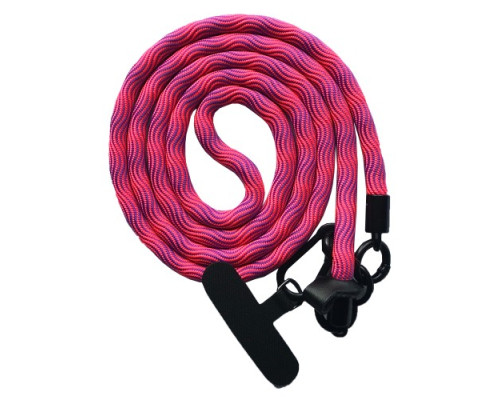 Шнурок NEW (120см 8mm з карабіном + тримач для чохлів (універсальний) Purple mix mag-2000001605301143019