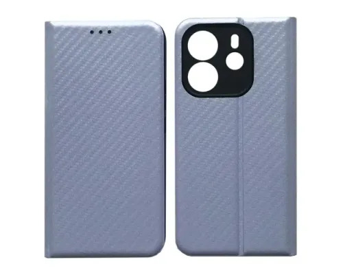 Чехол-книжка Carbon for Xiaomi Redmi Note 14 4G EU Lilac mag-2000001607367145319