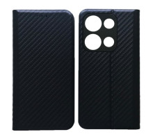 Чехол-книжка Carbon for Xiaomi Redmi Note 14S Dark Blue mag-2000001607404140202