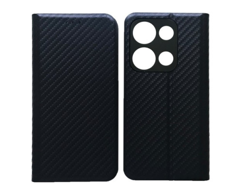 Чехол-книжка Carbon for Xiaomi Redmi Note 14S Dark Blue mag-2000001607404140202