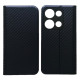Чехол-книжка Carbon for Xiaomi Redmi Note 14S Dark Blue mag-2000001607404140202