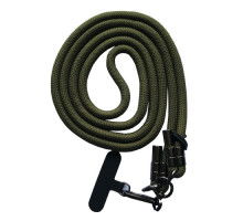 Шнурок LONG (150см) 8mm з карабіном + тримач для чохлів (універсальний) Dark green mag-2000001613429140057
