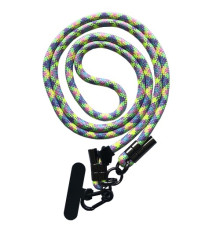 Шнурок LONG (150см) 8mm з карабіном + тримач для чохлів (універсальний) Green mix mag-2000001613719140067