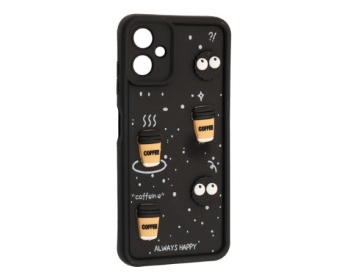 Чохол Happy для Samsung A06 (A065) Black mag-2000001615836143355