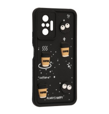 Чохол Happy для Xiaomi Redmi Note 10 Pro Black mag-2000001616673143435