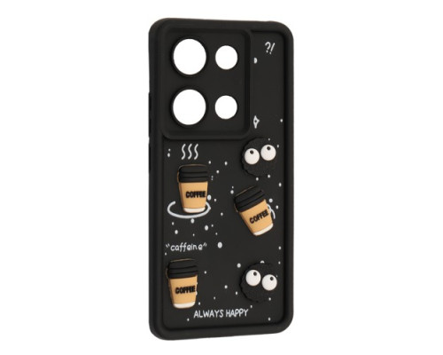 Чохол Happy для Xiaomi Redmi Note 13 4G Black mag-2000001616871143455