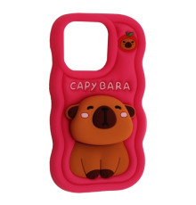 Чохол CAPYBARA for iPhone 11 Hot pink mag-2000001617793140835