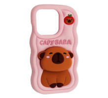 Чохол CAPYBARA for iPhone 13/14/15 Light pink mag-2000001617892140845