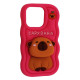 Чохол CAPYBARA for iPhone 14 Pro Max/15 Pro Max Hot pink mag-2000001618127140865