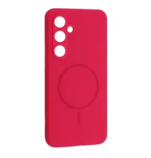 Чохол Silicone Case luxury+MagSafe for Samsung S25 Firefly Rose mag-2000001625941144531