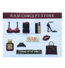 Набір наклейок 3D STICKERS Fashin style 17 mag-2000001626276142146