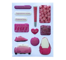 Набір наклейок 3D STICKERS Fashin style 2 mag-2000001626375142156