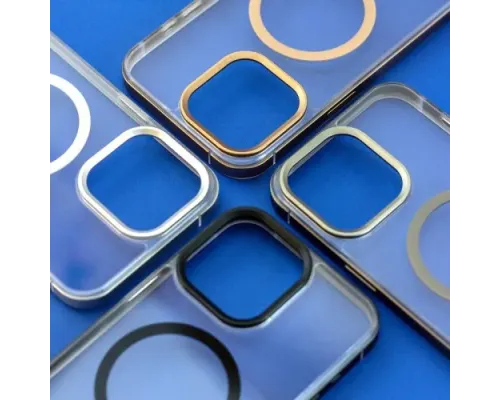 Чохол DULERO Metal Clear MagSafe Case for iPhone 16 Pro Grey mag-2000001635957143623