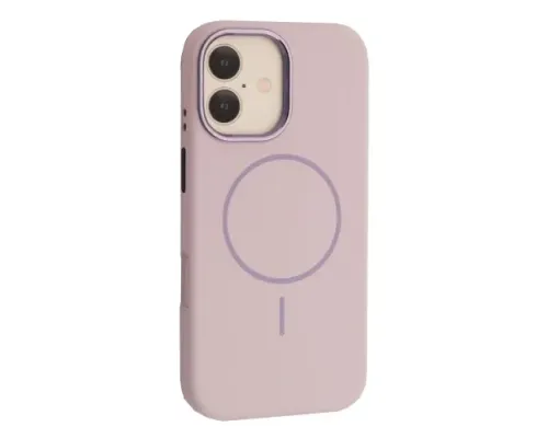 Чохол Liquid Silicone Case Metal Camera MagSafe для iPhone 17 Morandi purple mag-2000001638576144129